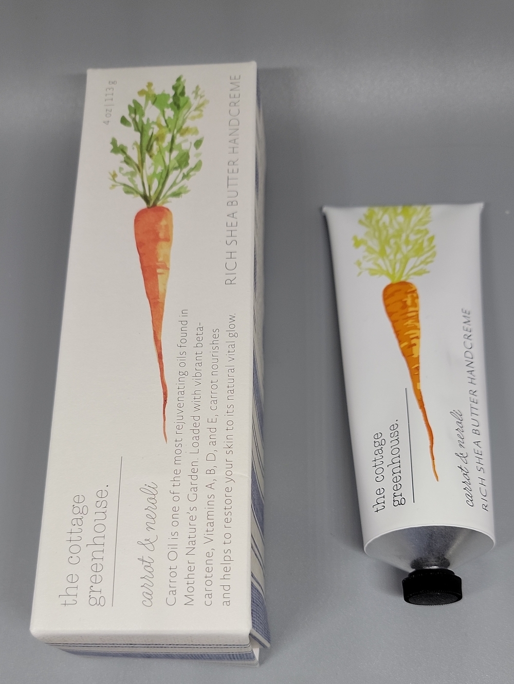 Cottage Greenhouse Carrot & Neroli Rich Shea Butter Handcreme